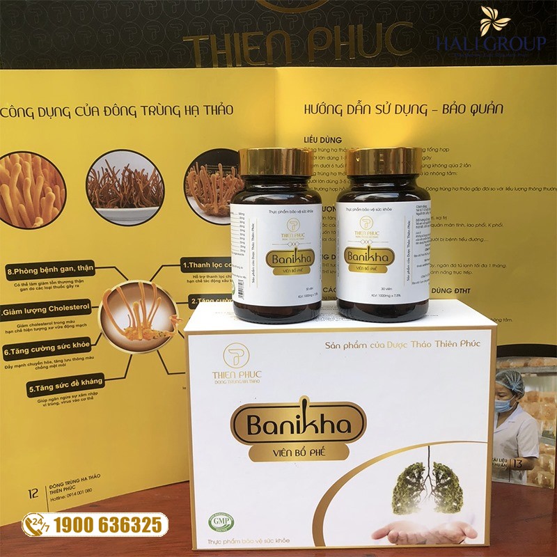 Nơi cung cấp viên nang bổ phế Banikha Thiên Phúc chính hãng ở tp HCM